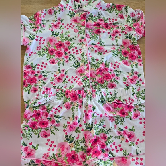 Set of 2 Tahari Matching Pajama Top & Shorts Set Girls Size 7/8 EUC Choose Style - Picture 10 of 16